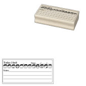 Tampons Encreurs Santé mentale, Man Mood Tracker Emojis, Journal (Tamponné)