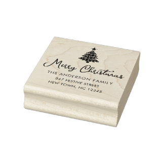 Tampons Encreurs Sapin de Noël Festif