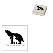 Tampons Encreurs Sauvez les loups (Tamponné)