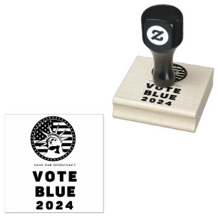 Tampons Encreurs Save Democracy Vote Blue 2024 Election