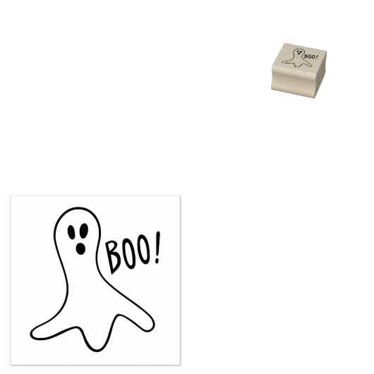 Tampons Encreurs Scandale Halloween Ghost BOO Fun Kids do-it-yourse (Tamponné)