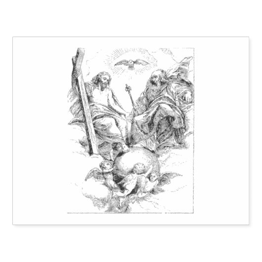 Tampons Encreurs Scène chrétienne classique (Impression)