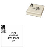 Tampons Encreurs Sci-Fi "Paysage lunaire" l'homme dans la lune (Tamponné)