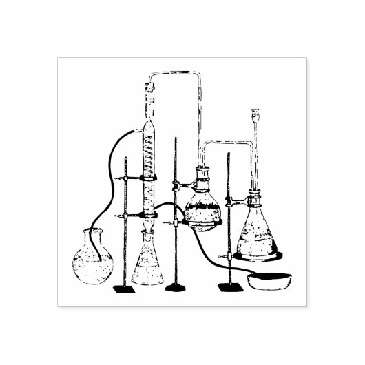 Tampons Encreurs Science du laboratoire de chimie (Impression)