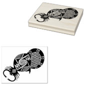 Tampons Encreurs Scorpion Tribal Mimbres (Tamponné)