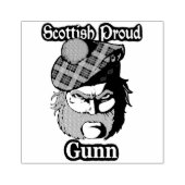 Tampons Encreurs Scottish Fier Clan Gunn Art (Impression)