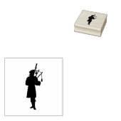 Tampons Encreurs Scottish Piper, Scottish bag piper timbre (Tamponné)
