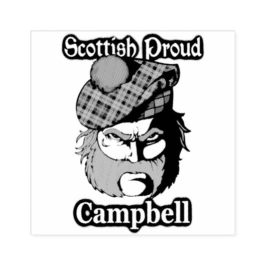 Tampons Encreurs Scottish Proud Campbell Art (Impression)
