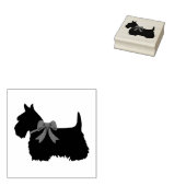 Tampons Encreurs Scottish Terrier, chien de terrier noir et silhoue (Tamponné)