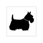 Tampons Encreurs Scottish Terrier, silhouette/collier, terrier chie (Impression)