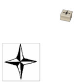 Tampons Encreurs Scrapbooking céleste 4 Branches Star Journaling (Tamponné)