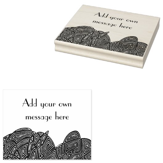 Tampons Encreurs Scribblprint Waves Personnalisé (Tamponné)