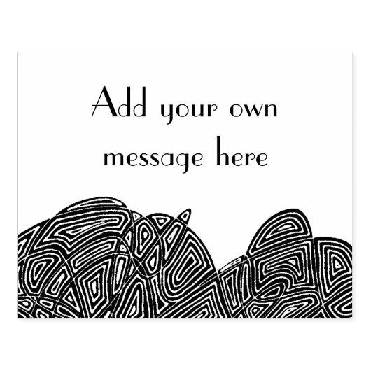 Tampons Encreurs Scribblprint Waves Personnalisé (Impression)