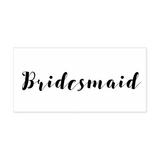 Tampons Encreurs Script Bridesmaid (Impression)