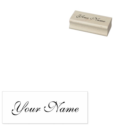 Tampons Encreurs Script de nom personnalisé manuscrit signature (Tamponné)