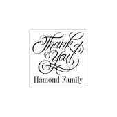 Tampons Encreurs Script de remerciement élégant simple (Impression)