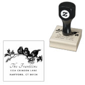 Tampons Encreurs Script Logo Personnalisé Nom de famille Adresse de (Tamponné)