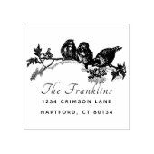 Tampons Encreurs Script Logo Personnalisé Nom de famille Adresse de (Impression)