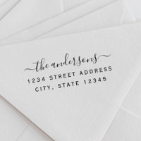 Script manuel moderne Nom de famille Adresse de re