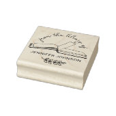 Tampons Encreurs Script manuscrit De La Bibliothèque Du Livre (Tampon)