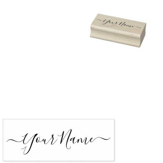 Tampons Encreurs Script manuscrit signature (Tamponné)