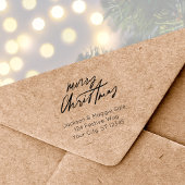 Tampons Encreurs Script moderne Joyeux Noël