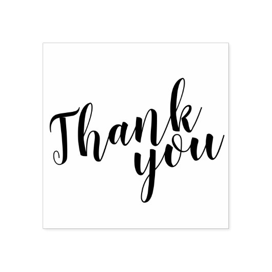 Tampons Encreurs Script moderne mariage favoriser Merci (Impression)