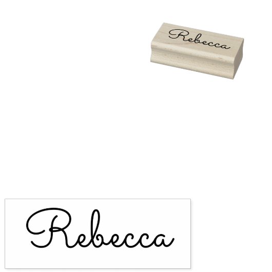 Tampons Encreurs Script personnalisé signature manuscrite nom migno (Tamponné)