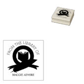 Tampons Encreurs Script personnalisé tendance moderne Floral Ex Lib (Tamponné)