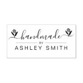 Tampons Encreurs Script rustique élégant fait main (Impression)