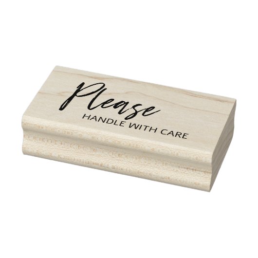 Tampons Encreurs Script S'Il Vous Plaît Traiter Avec Soin (Tampon)