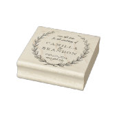 Tampons Encreurs Script Whimsical Laurel Botanique Enregistrer La D (Tampon)