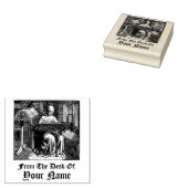 Tampons Encreurs Scriptorium Médiéval Monk Modèle en caoutchouc (Tamponné)