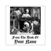 Tampons Encreurs Scriptorium Médiéval Monk Modèle en caoutchouc (Impression)