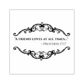 TAMPONS ENCREURS SCRIPTURE PROVERBES CITER AMITIÉ (Impression)