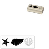 Tampons Encreurs Sea Shell Seashell Conch Starfish Plage Ocean (Tamponné)
