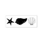 Tampons Encreurs Sea Shell Seashell Conch Starfish Plage Ocean (Impression)