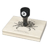 Tampons Encreurs Seaside Coastal Crab Illustration (Tampon)