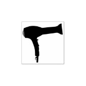 Tampons Encreurs Sèche-cheveux élégant Coiffeur (Impression)