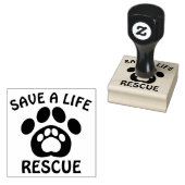 Tampons Encreurs Secourir le support chien en caoutchouc Timbre (Tamponné)