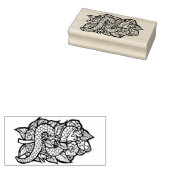 Tampons Encreurs Serpent à fleurs (Tamponné)
