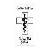 Tampons Encreurs Serpent sur Croix (Impression)