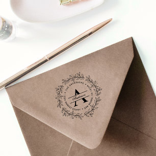 Tampons Encreurs Serre à main   Adresse initiale de retour personna