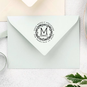 Tampons Encreurs Serre à main   Adresse initiale de retour personna