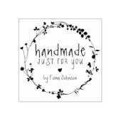 Tampons Encreurs Serrure de Fleur sauvage dessinée à la main (Impression)