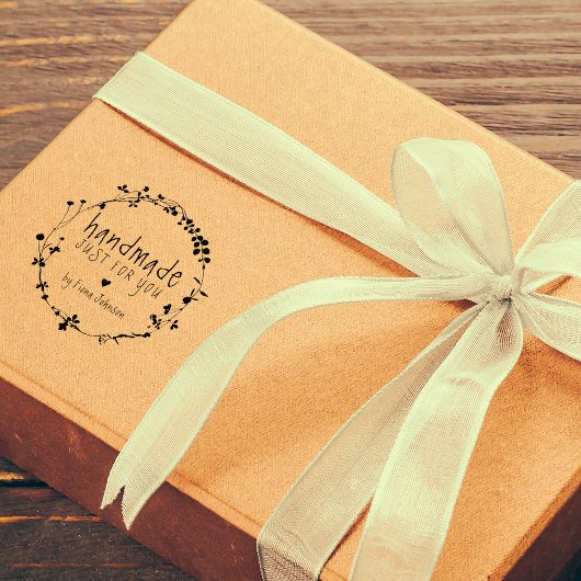 Tampons Encreurs Serrure de Fleur sauvage dessinée à la main