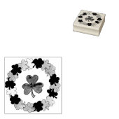 Tampons Encreurs Shamrock Clover Wreath Saint Patrick's Day Timbre (Tamponné)