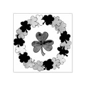 Tampons Encreurs Shamrock Clover Wreath Saint Patrick's Day Timbre (Impression)