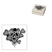 Tampons Encreurs Shamrock irlandais, coeur celtique irlandais, trèf (Tamponné)