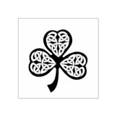 Tampons Encreurs Shamrock St. Patrick's Day Celtic Knot Wood Block (Impression)